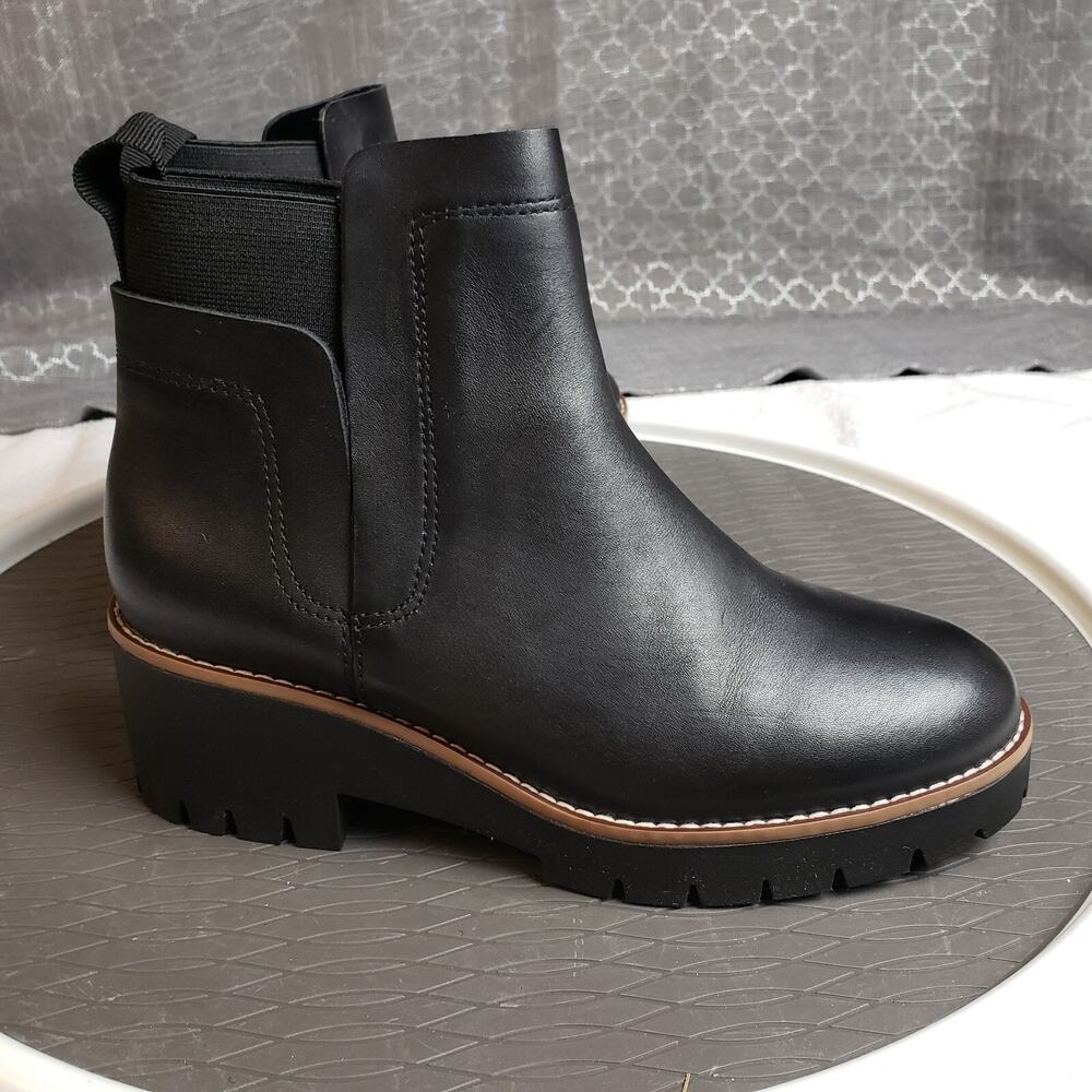 Blondo Danika Boots Womens 7.5M Black Waterproof Chunky Sole Chelseacore - Picture 4 of 12